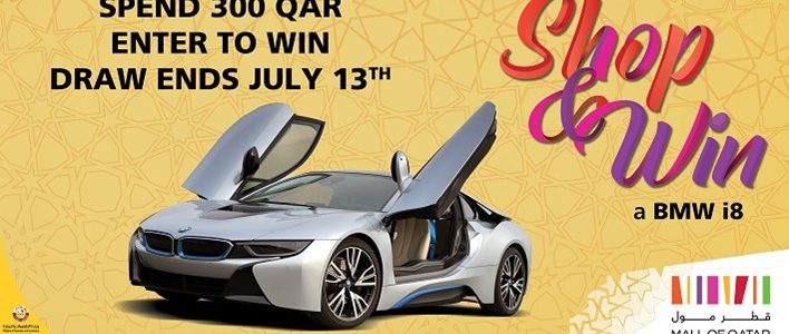 Shop and Win a BMW i8 at Mall of Qatar